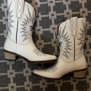 Outblack womens cowboy boots NEW IN BOX Golden Goose dupes